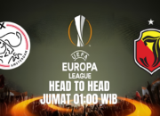 Head To Head Pertandingan Ajax vs Jagiellonia Bialystok Liga Eropa 2024