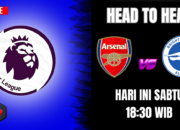 Head To Head Pertandingan Arsenal vs Brighton Liga Inggris