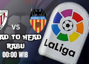 Head To Head Pertandingan Bilbao vs Valencia Liga Spanyol