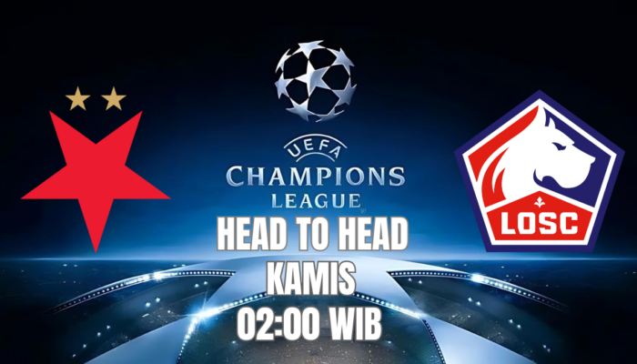 Head To Head Pertandingan Slavia Praha vs LOSC Liga Champions 2024