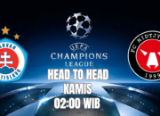 Head To Head Pertandingan Slovan Bratislava vs Midtjylland Liga Champions 2024