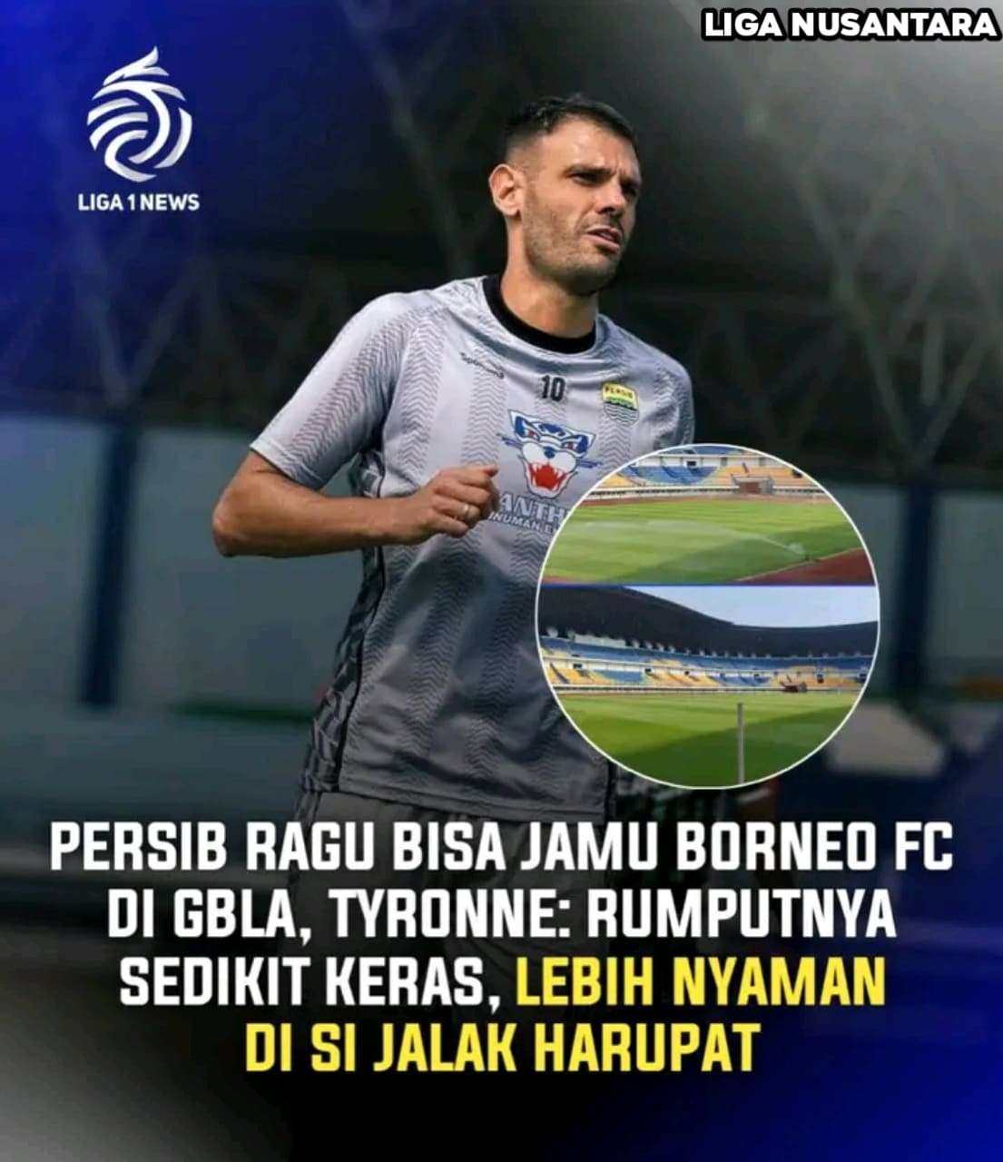 Laga Antara Persib Bandung Melawan Borneo FC Batal di Gelar di GBLA?!