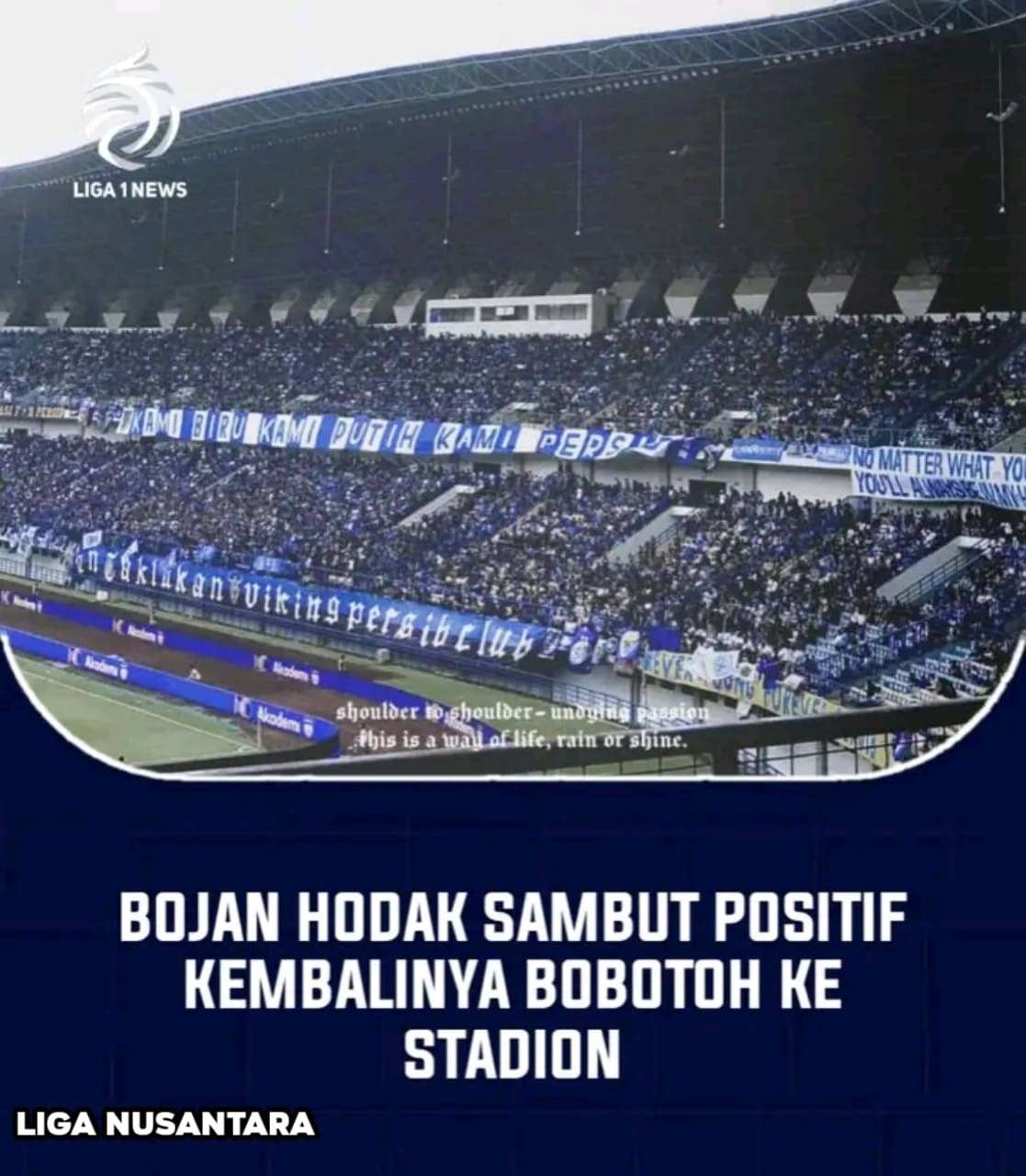 Bojan Hodak Sambut Positif Kembalinya Bobotoh ke Stadion