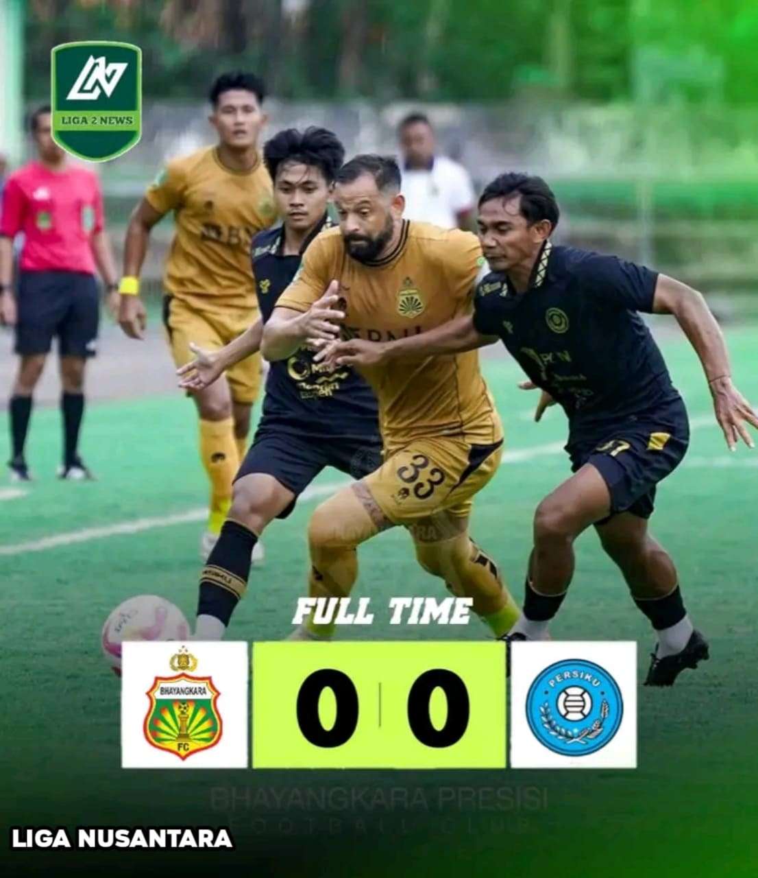 Bhayangkara FC Harus Puas Ditahan Imbang Persiku Kudus 0-0