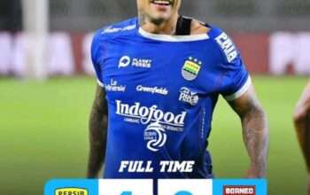 Persib Bandung Geser Borneo FC di Klasemen Usai Menang 1-0