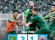 Lakukan Comeback, Persebaya Surabaya Berhasil Taklukan Persija Jakarta 2-1