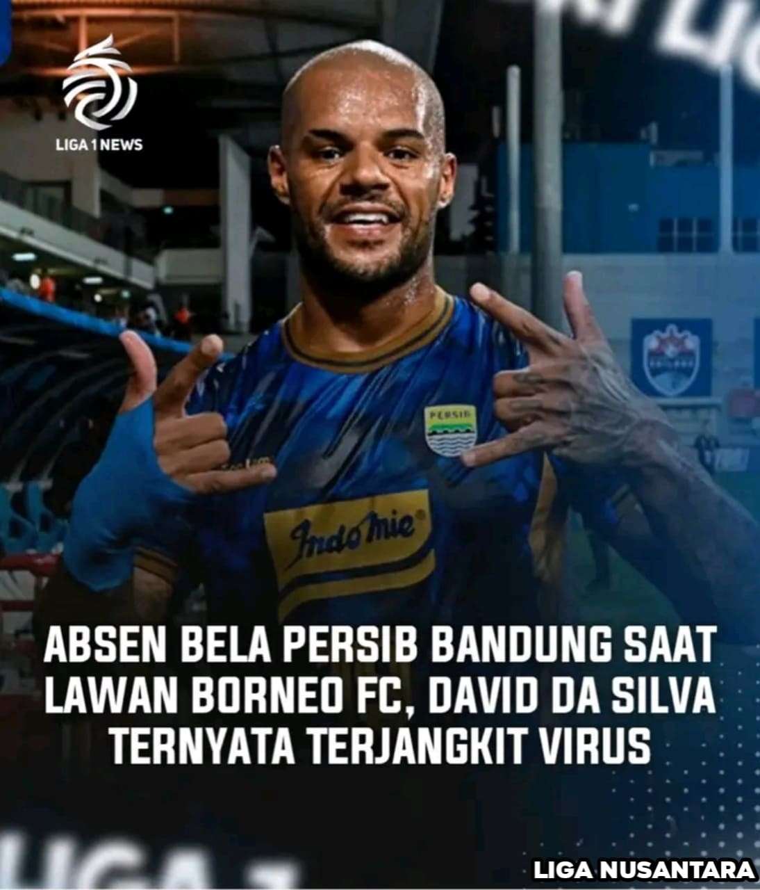 Pelatih Persib Bandung Bocorkan Alasan David da Silva Absen Melawan Borneo FC, Bojan Hodak : Terkena Virus