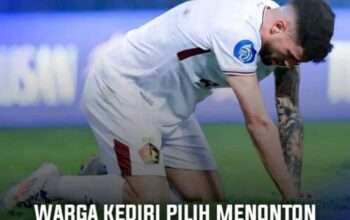 Lebih Pilih Nonton Konser Gratis, Laga Persik Kediri vs PSIS Semarang Sepi Penonton