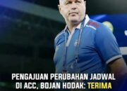 Bojan Hodak Berterima Kasih Kepada PT Lib Tentang Pengajuan Perubahan Jadwal Di Terima