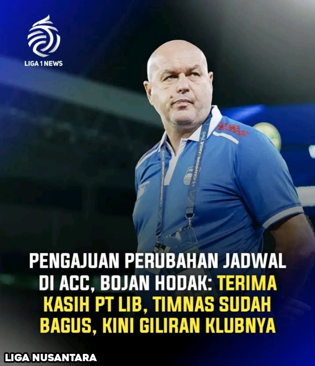 Bojan Hodak Berterima Kasih Kepada PT Lib Tentang Pengajuan Perubahan Jadwal Di Terima