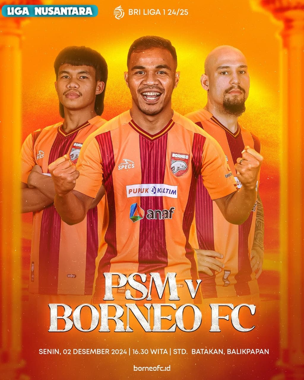 Prediksi PSM Makassar vs Borneo FC : Head to Head dan Susunan Pemain