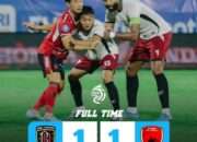 Gol Injury Time, Bali United Paksa PSM Makassar Bermain Imbang 1-1