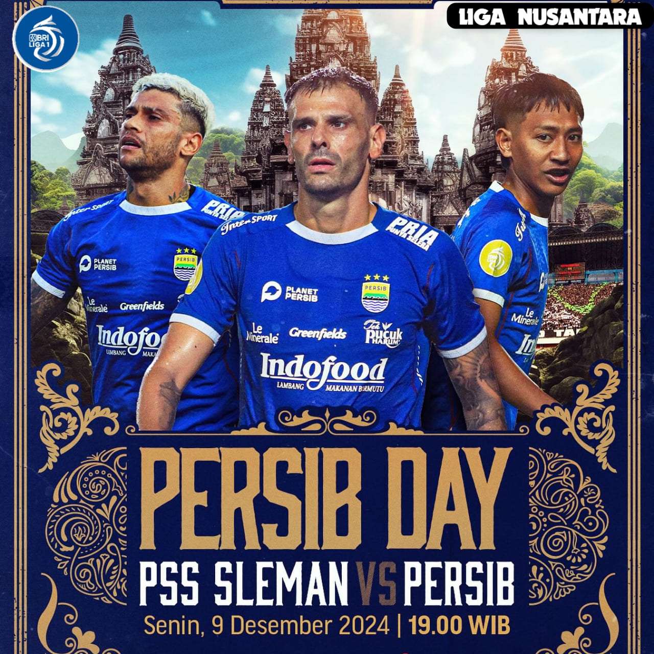 Prediksi PSS Sleman vs Persib Bandung : Head to Head dan Susunan Pemain