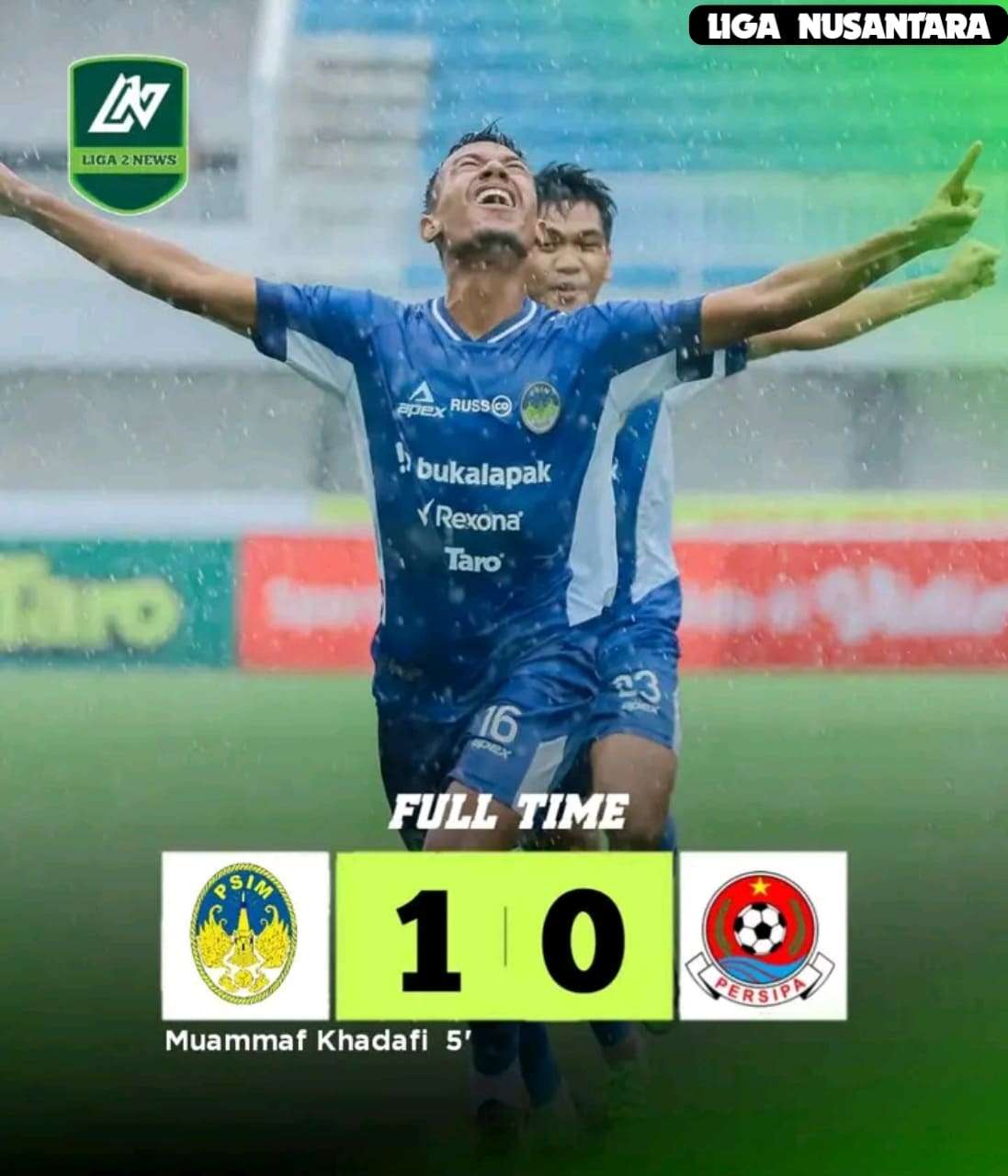 PSIM Jogja Sukses Kudeta Bhayangkara FC Usai Menang Atas Persipa Pati 1-0