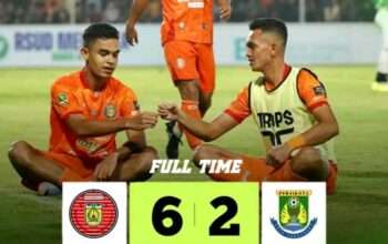 Persiraja Banda Aceh Pesta Gol Di Kandang Atas Persikota Tangerang Dengan Skor 6-2