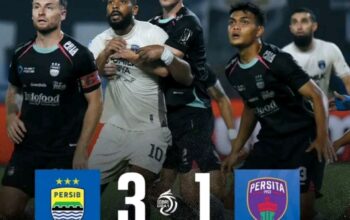 Persib Bandung Berhasil Perpanjang Rekor Tak Terkalahkan Usai Taklukan Persita Tangerang 3-1