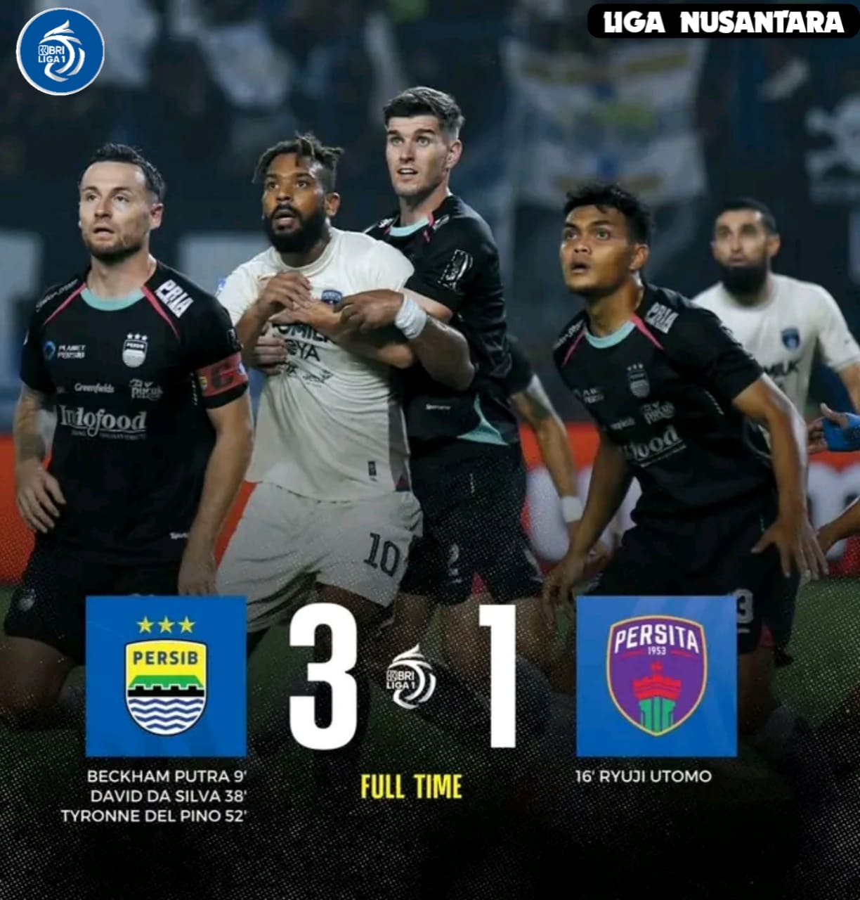 Persib Bandung Berhasil Perpanjang Rekor Tak Terkalahkan Usai Taklukan Persita Tangerang 3-1