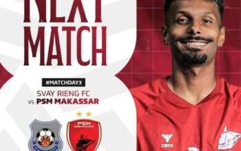 Prediksi Svay Rieng vs PSM Makassar: Head to Head dan Susunan Pemain