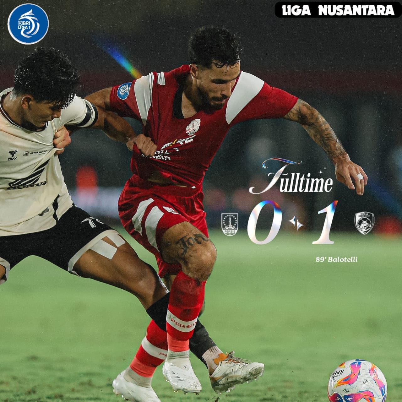 PSM Makassar Berhasil Kalahkan 10 Pemain Persis Solo 1-0