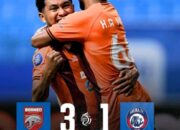 Brace Lilipaly Bawa Borneo FC Kalahkan Arema FC berhasil 3-1