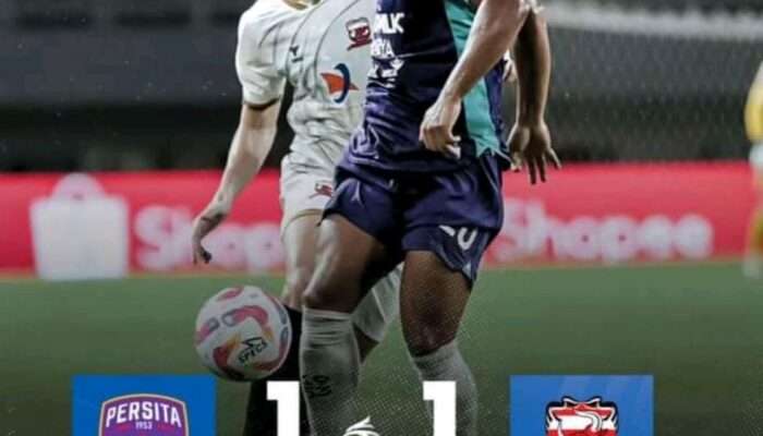 Persita Tangerang Ditahan Imbang Madura United 1-1