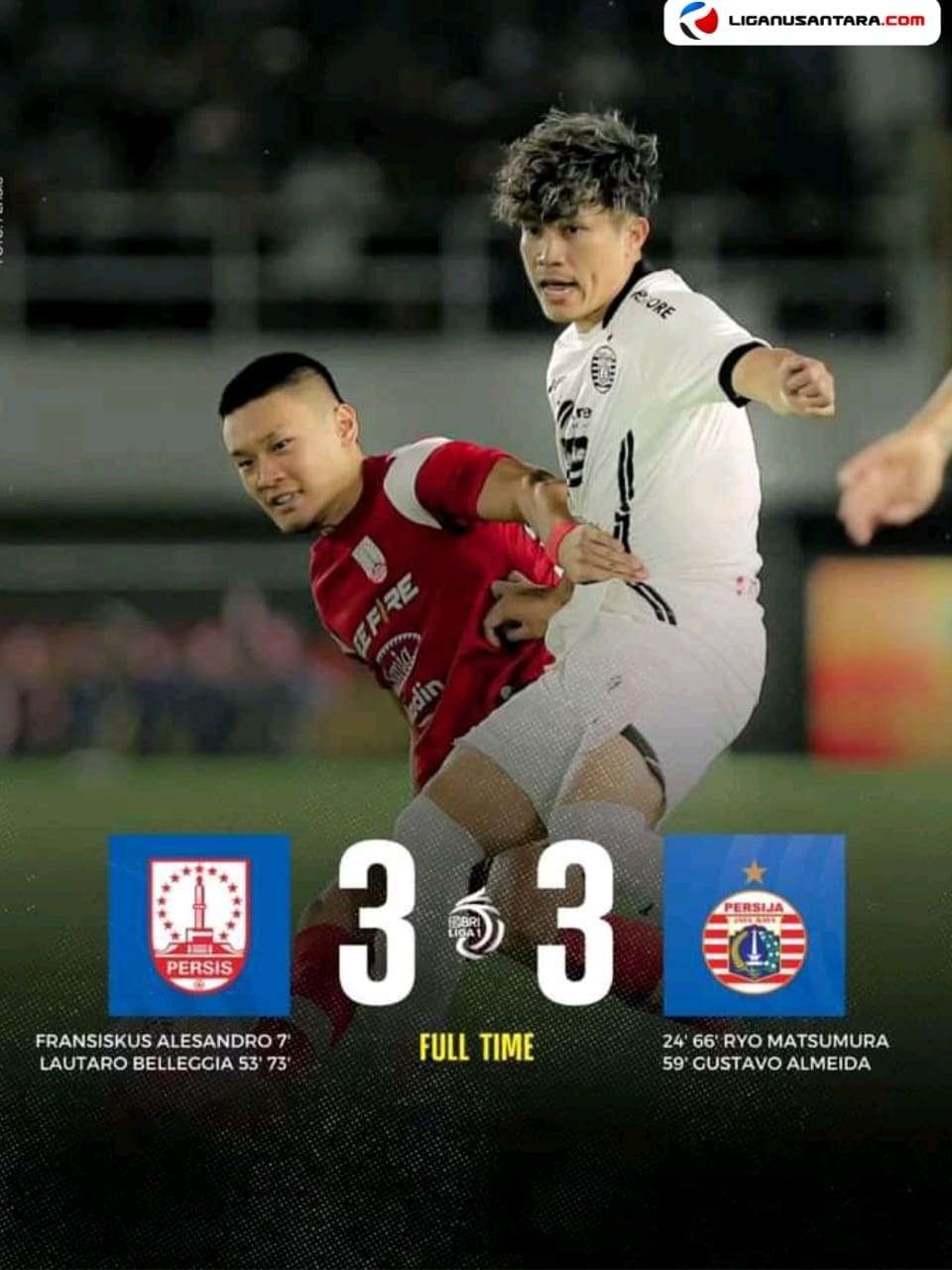 Hasil Persis Solo vs Persija Jakarta