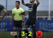 Hattrick Alex Martin Bawa Dewa United Kalahkan PSM Makassar 3-2