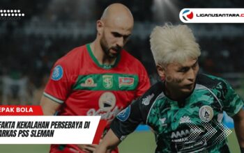 3 Fakta Mengejutkan dari Kekalahan Telak Persebaya di Markas PSS Sleman