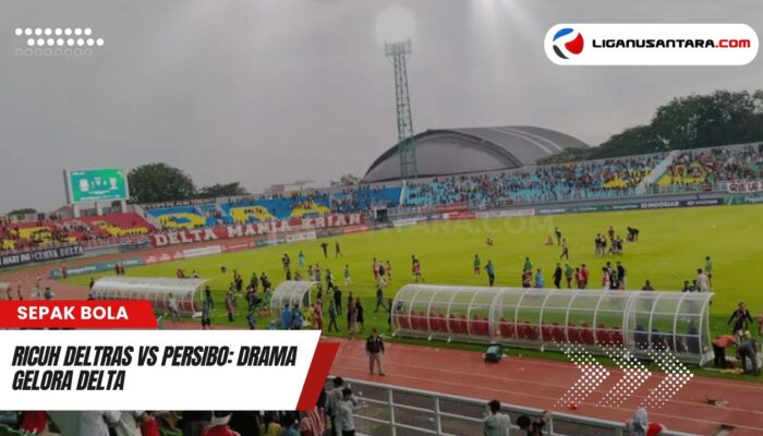 Drama Ricuh Stadion Gelora Delta: Laga Deltras FC vs Persibo Berakhir Tegang