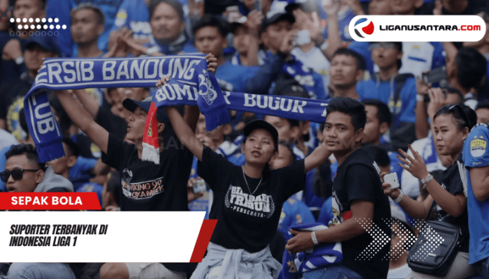 Suporter Terbanyak di Indonesia Liga 1: Basis Fans Terkuat di Tanah Air