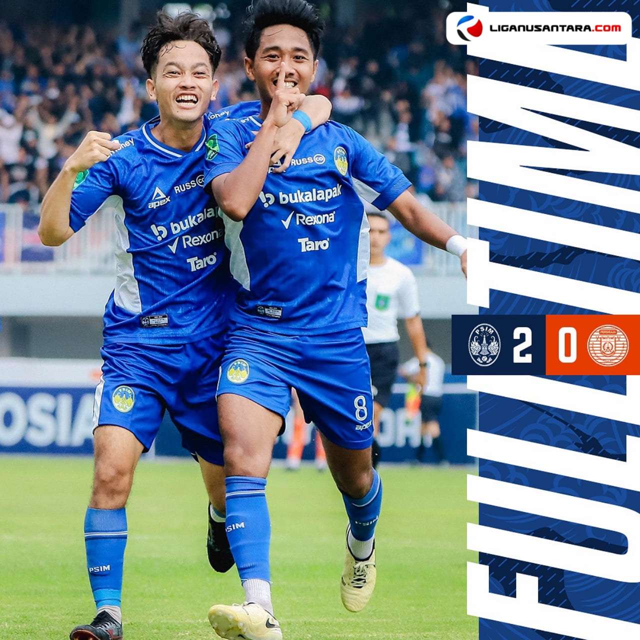 Hasil Liga 2: PSIM Jogja Taklukan Persiraja 2-0