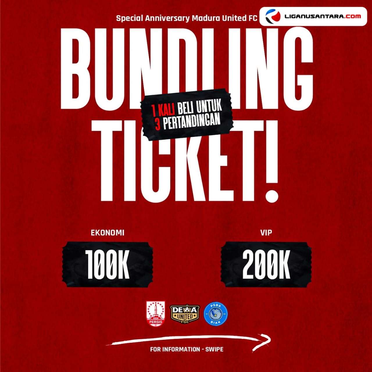 Demi Dongkrak Supporter, Madura United Banting Harga Tiket