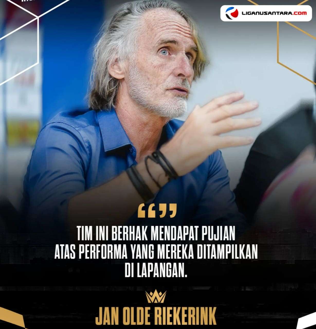 Raih 5 Kemenangan Beruntun, Jan Olde Riekerink: Dewa United Layak Dipuji