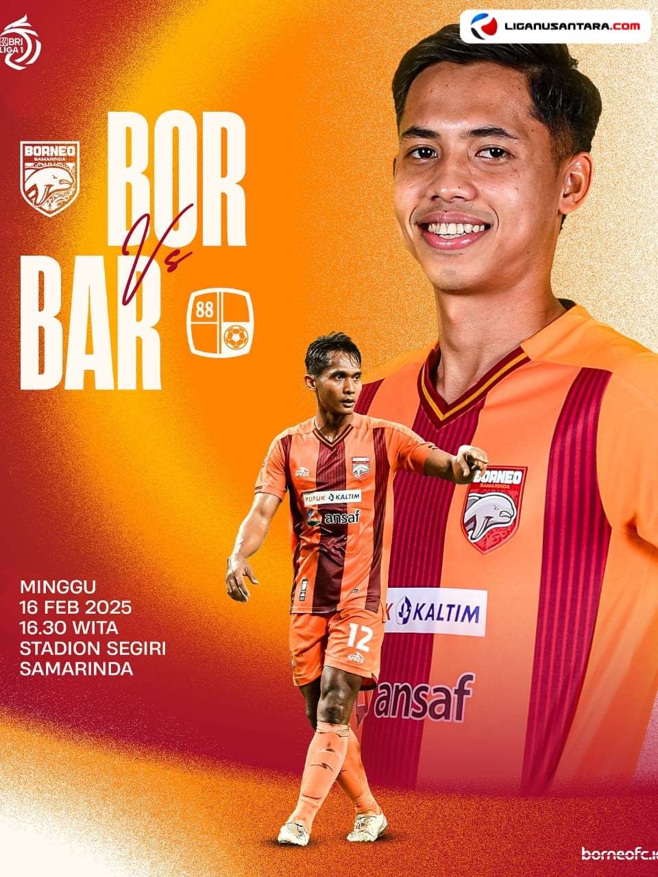 Prediksi Borneo FC vs Barito Putera: H2H dan Susunan Pemain
