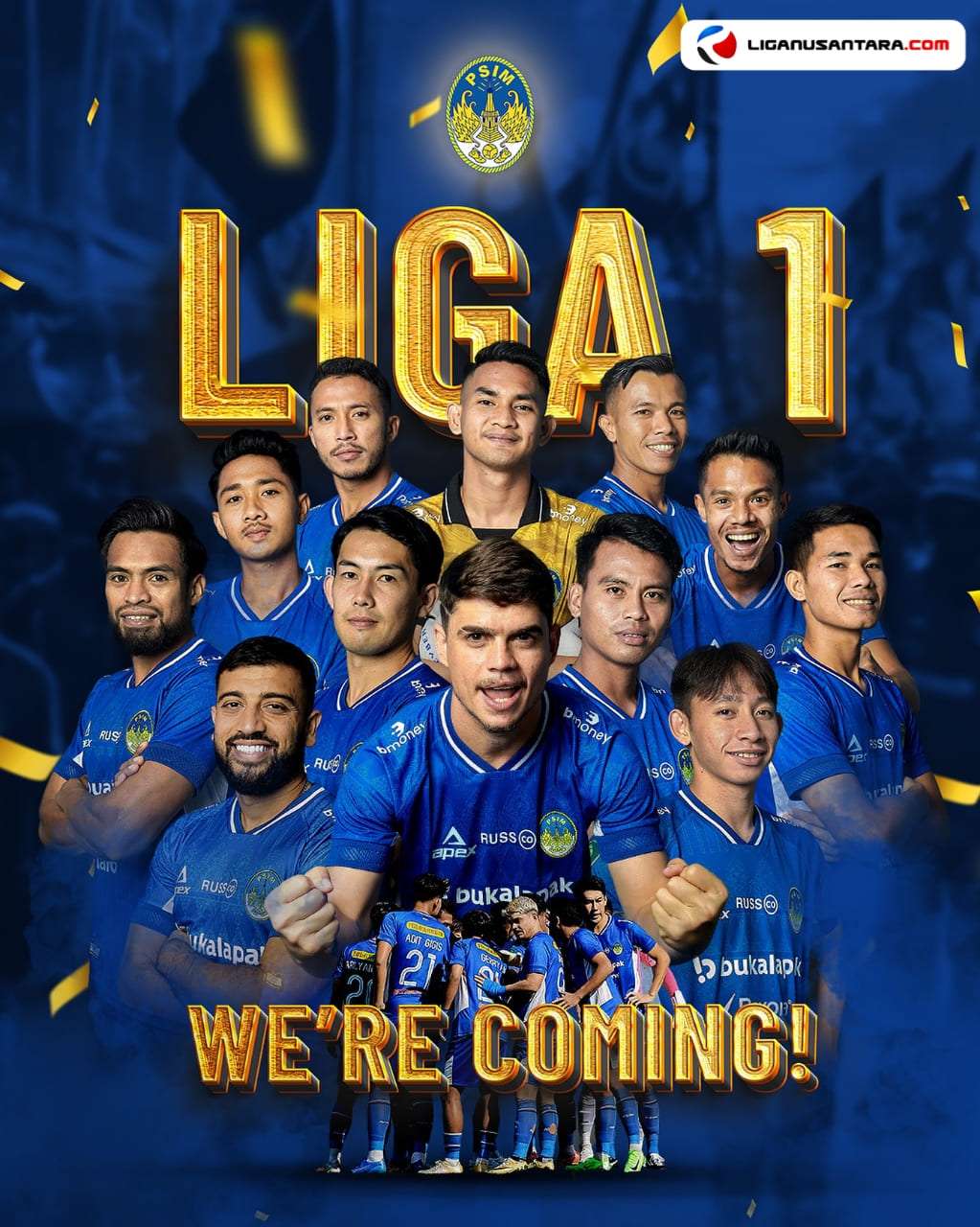 Promosi Ke Liga 1 Musim Depan, PSIM Jogja Tantang Bhayangkara Di Final Liga 2