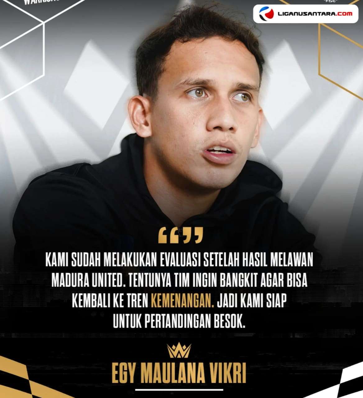 Jelang Melawan Persebaya Surabaya, Egy Maulana Vikri Siap Bangkit