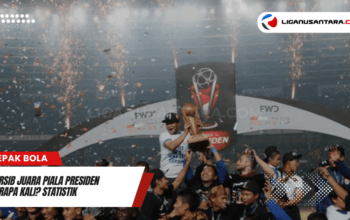 Persib Juara Piala Presiden Berapa Kali? Statistik dan Sejarah Kejayaan Mereka