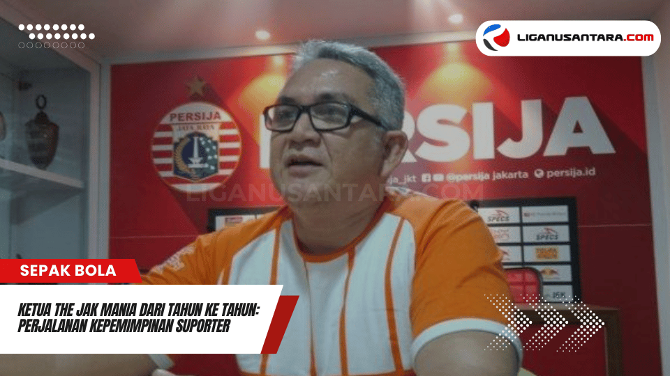 Ketua The Jak Mania dari Tahun ke Tahun Perjalanan Kepemimpinan Suporter