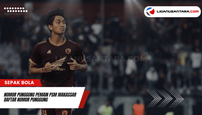 Nomor Punggung Pemain PSM Makassar Daftar Nomor Punggung  di Musim 2024/2025