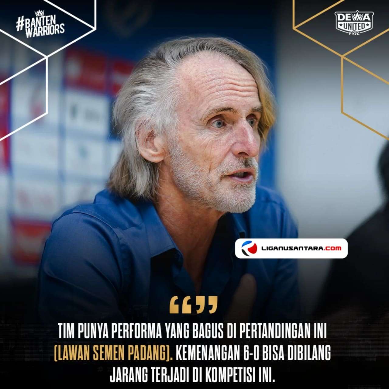 Reaksi Jan Olde Riekerink Usai Timnya Bantai Semen Padang: Luar Biasa!