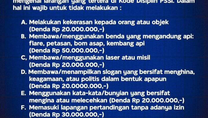 Jelang Hadapi Madura, Panpel PSIS Terapkan Aturan Ketat