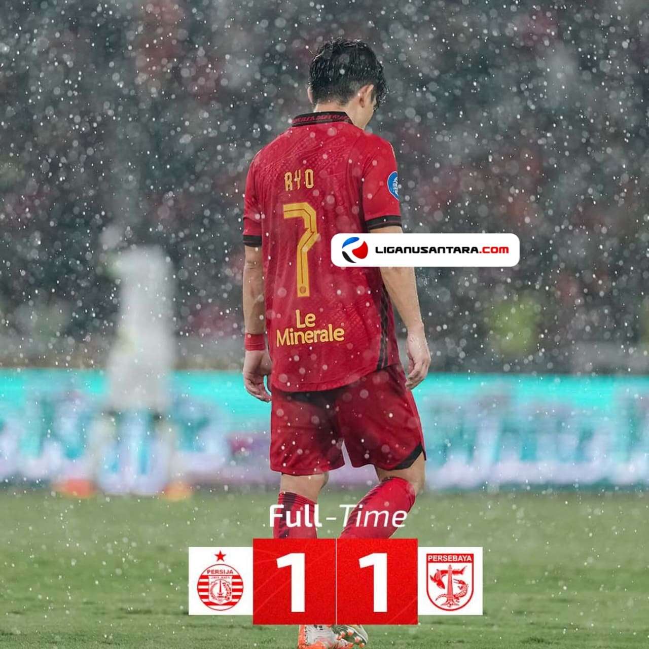 Hasil BRI Liga 1 2024/2025: Persija Jakarta 1-1 Persebaya