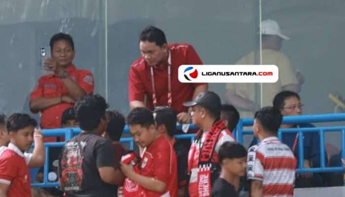 Achasanul Qosasi Terlihat Dukung Langsung Madura Melawan Svay Rieng, Manajer Tim Buka Suara
