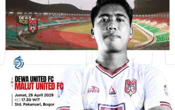 Prediksi Dewa United vs Malut United: H2H dan Susunan Pemain