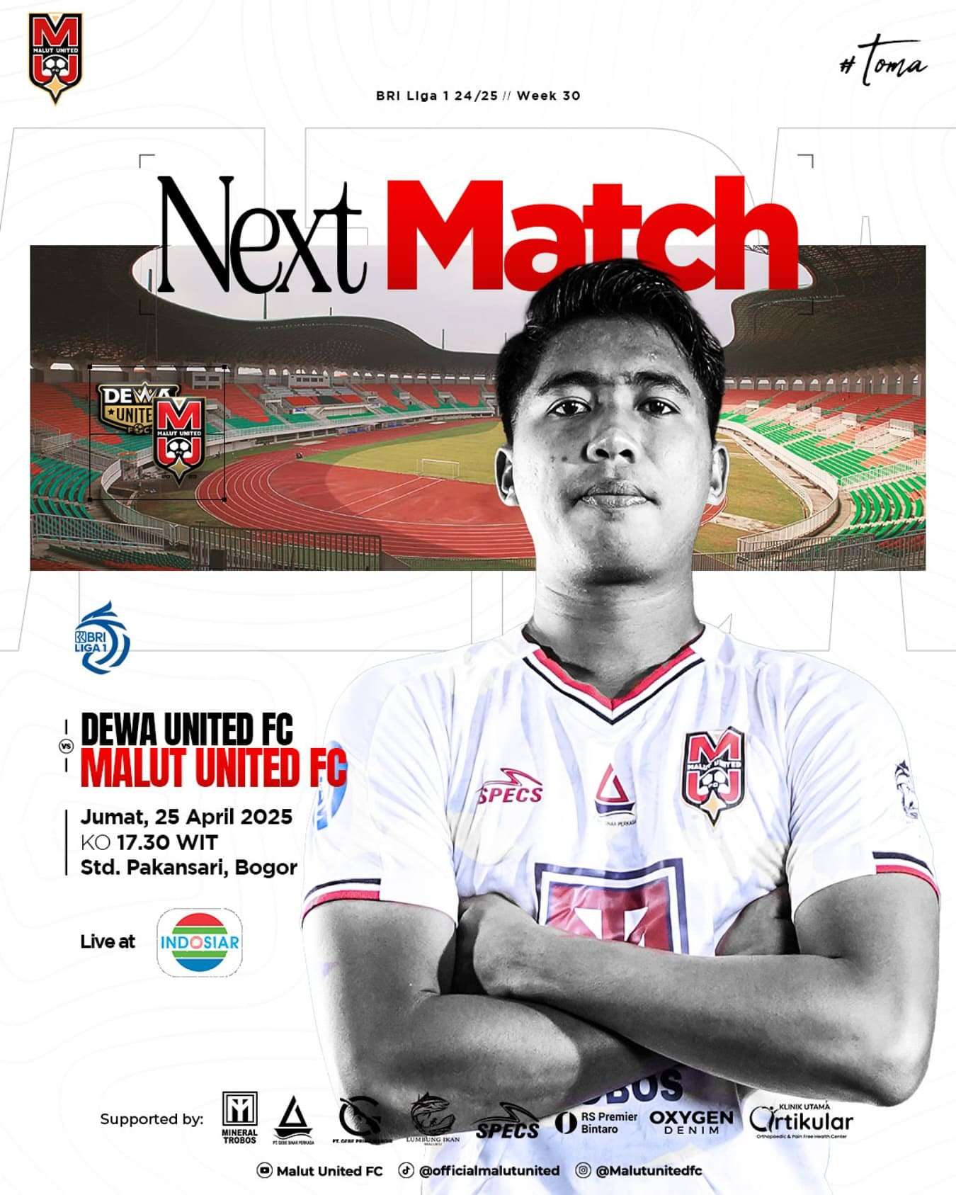 Prediksi Dewa United vs Malut United: H2H dan Susunan Pemain