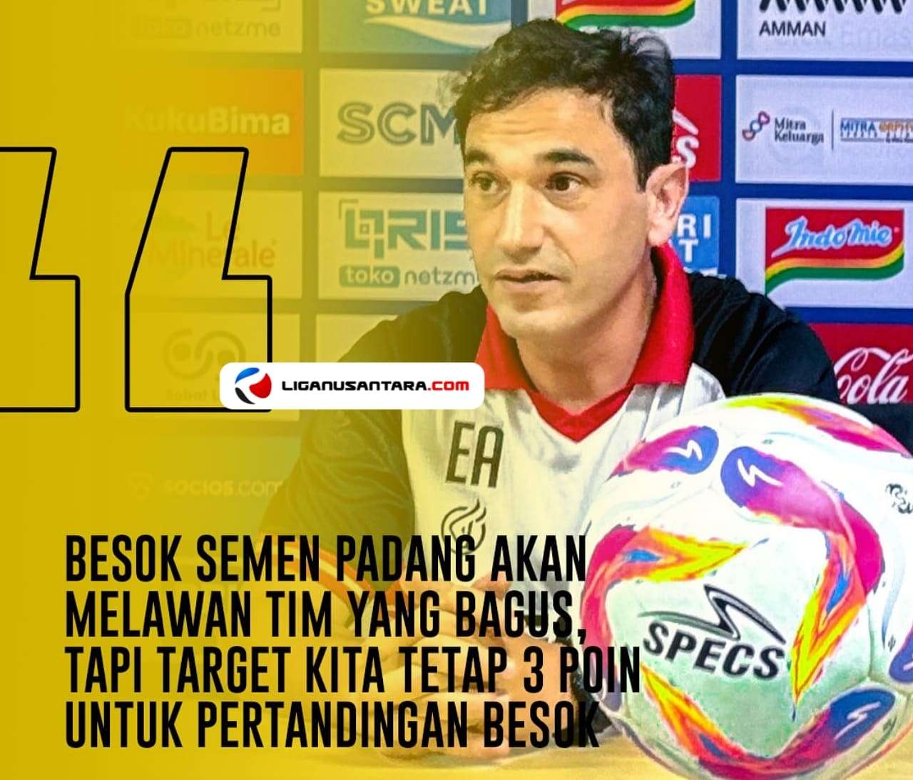 Hadapi Persija, Eduardo Almeida: Tak Ada Kata Kalah Lagi