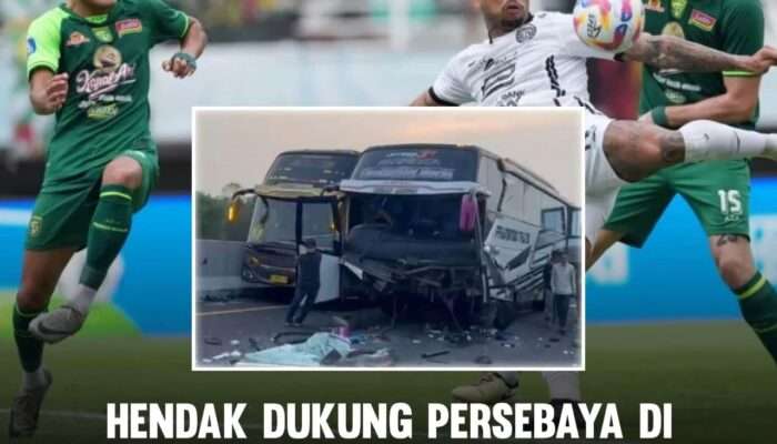 Hendak Ke Jakarta, Bus Bonek Kecelakaan Di Tol Pekalongan
