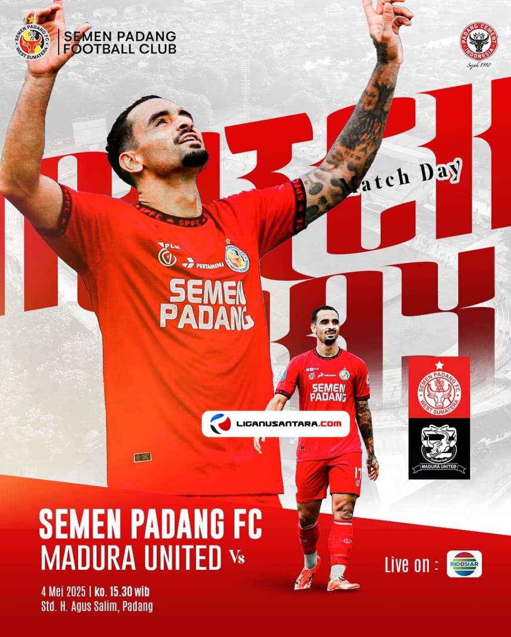 Prediksi Semen Padang vs Madura United: H2H dan Susunan Pemain