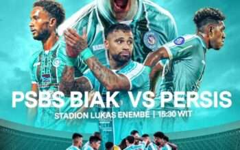 Prediksi PSBS Biak vs Persis Solo: H2H dan Susunan Pemain