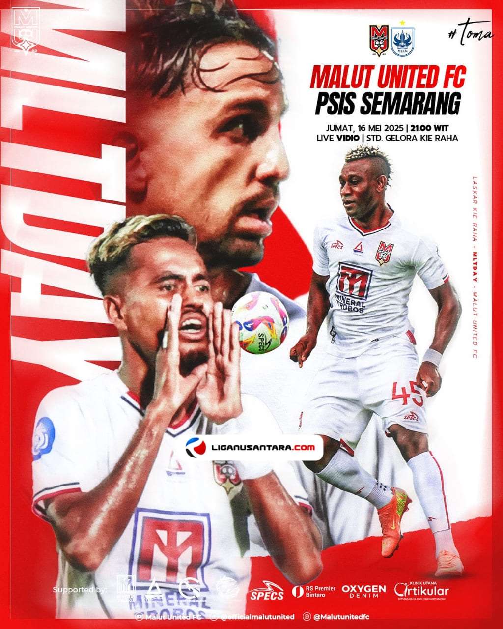 Prediksi Malut United vs PSIS Semarang: H2H dan Susunan Pemain
